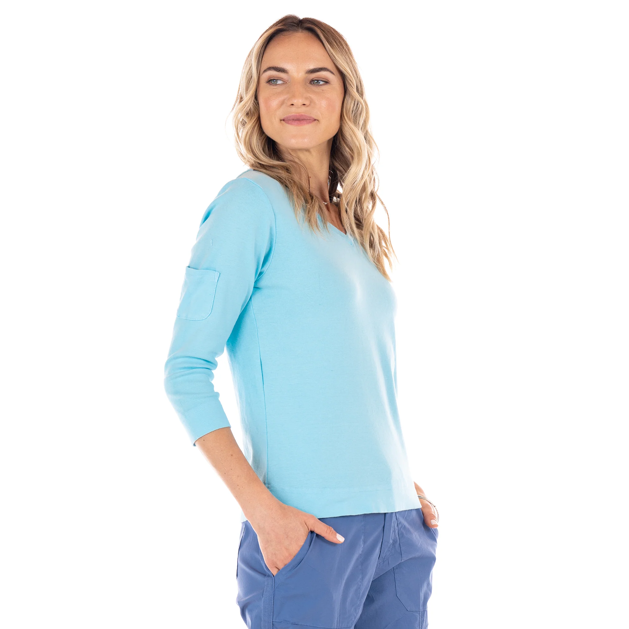 3/4 Sleeve Logo Fem T - Image 3