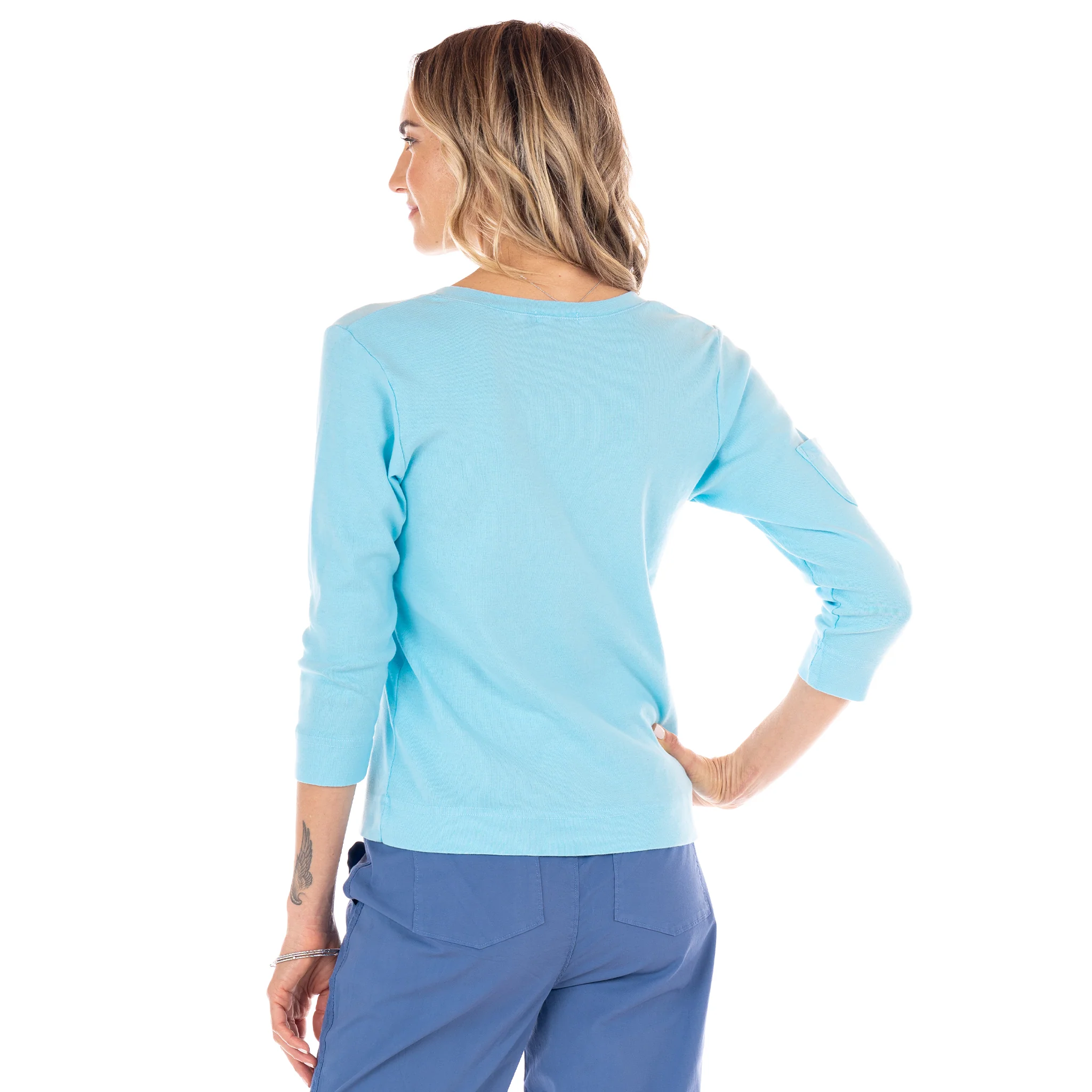 3/4 Sleeve Logo Fem T - Image 4