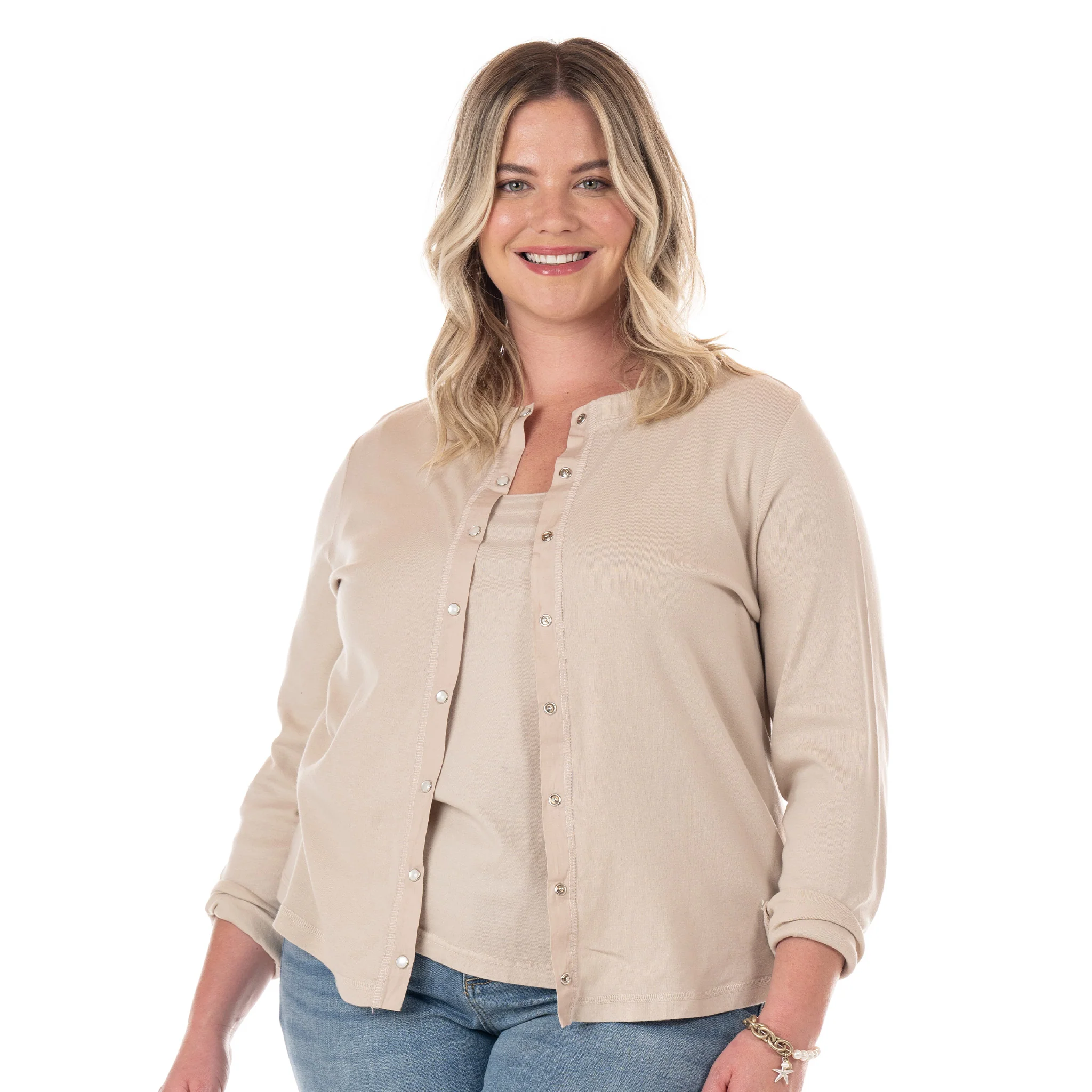 Baby Rib Cardigan | Plus Size - Image 10