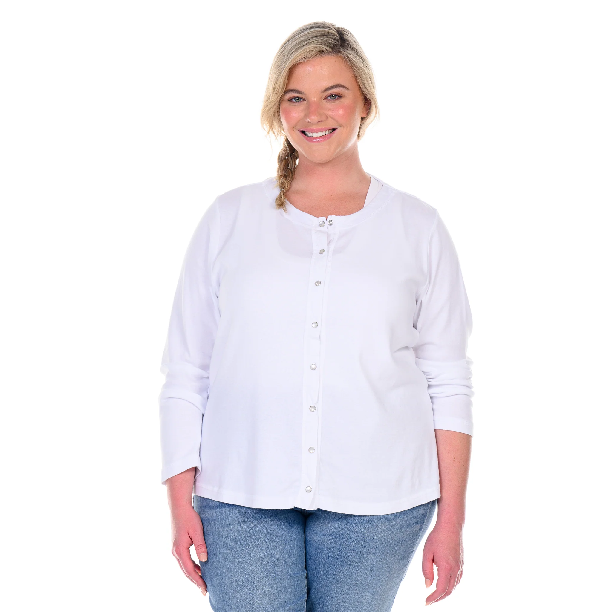 Baby Rib Cardigan | Plus Size - Image 11