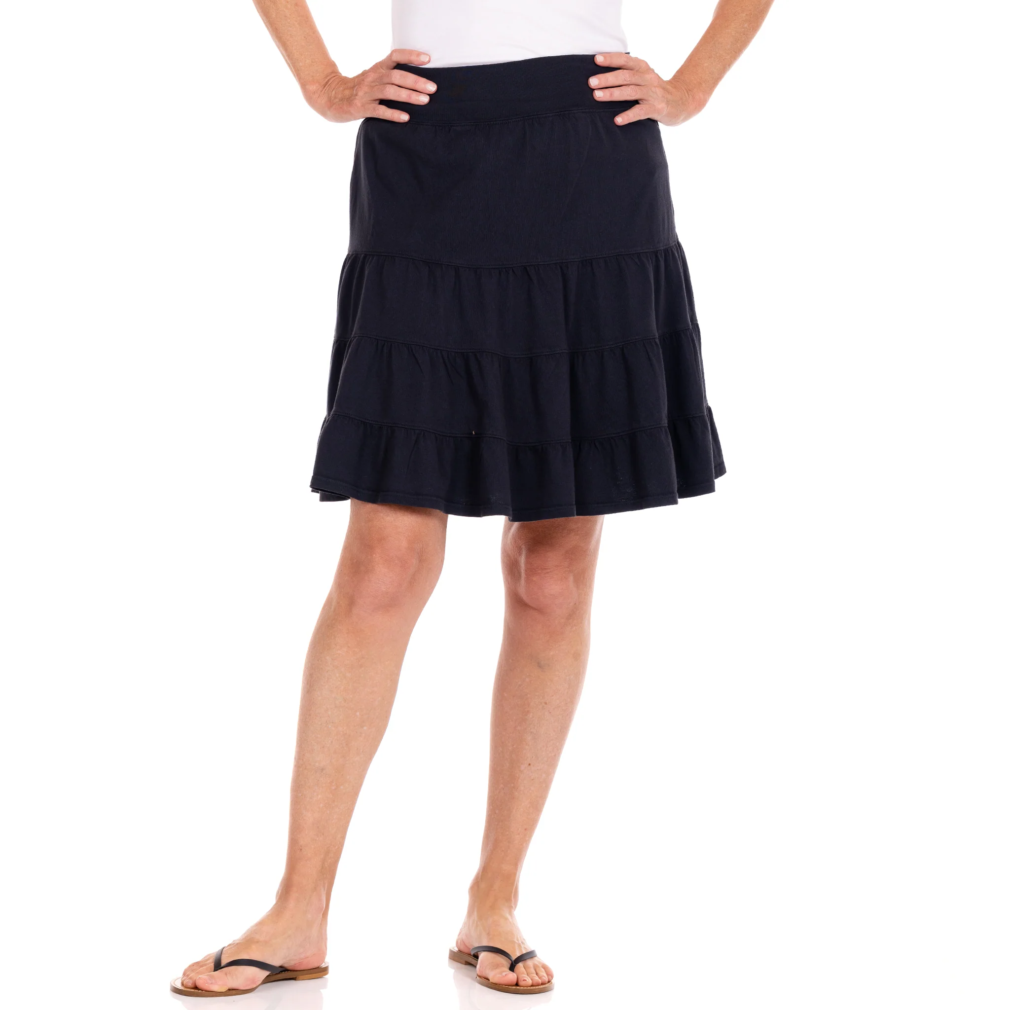 Jersey Tiered Skirt - Image 17