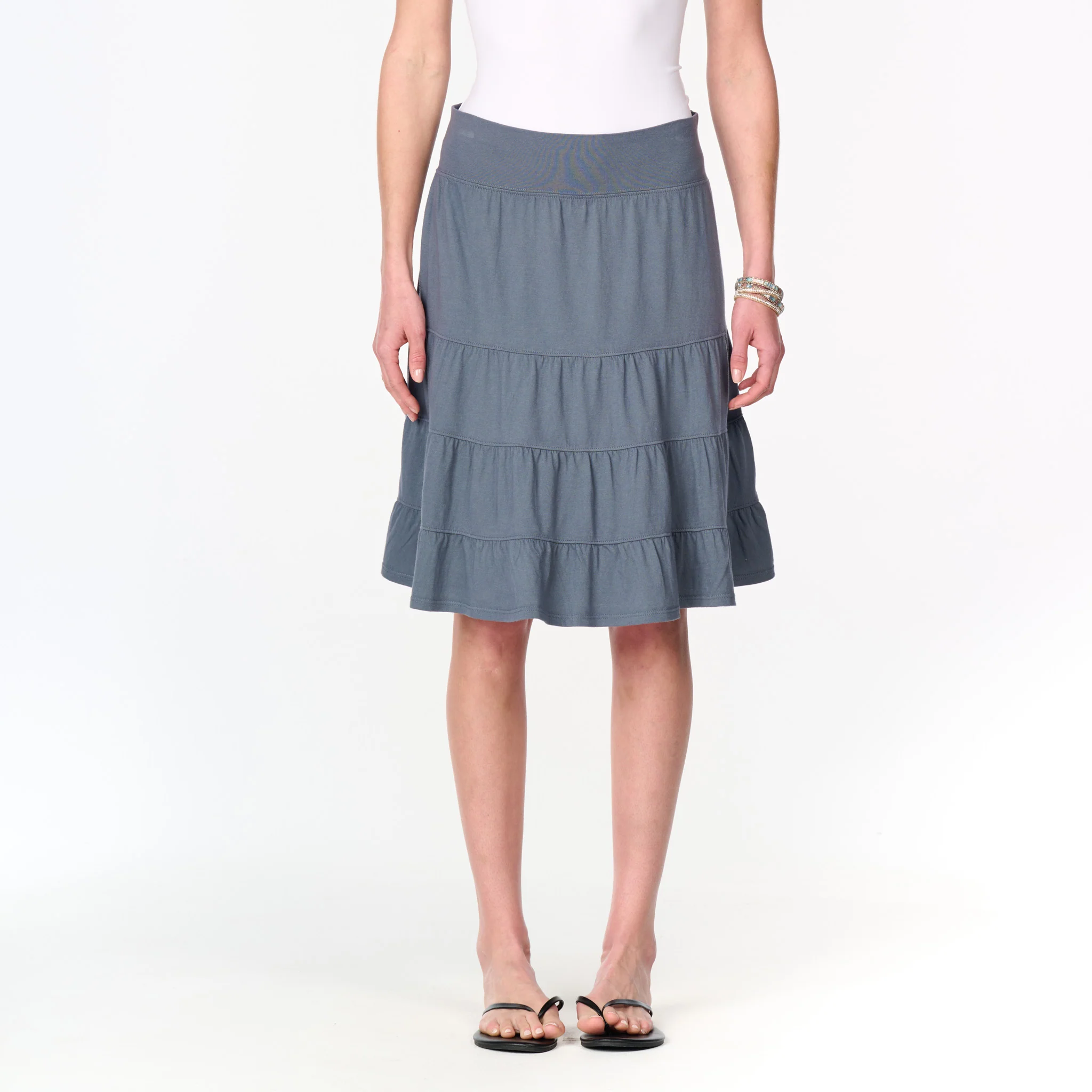 Jersey Tiered Skirt - Image 9