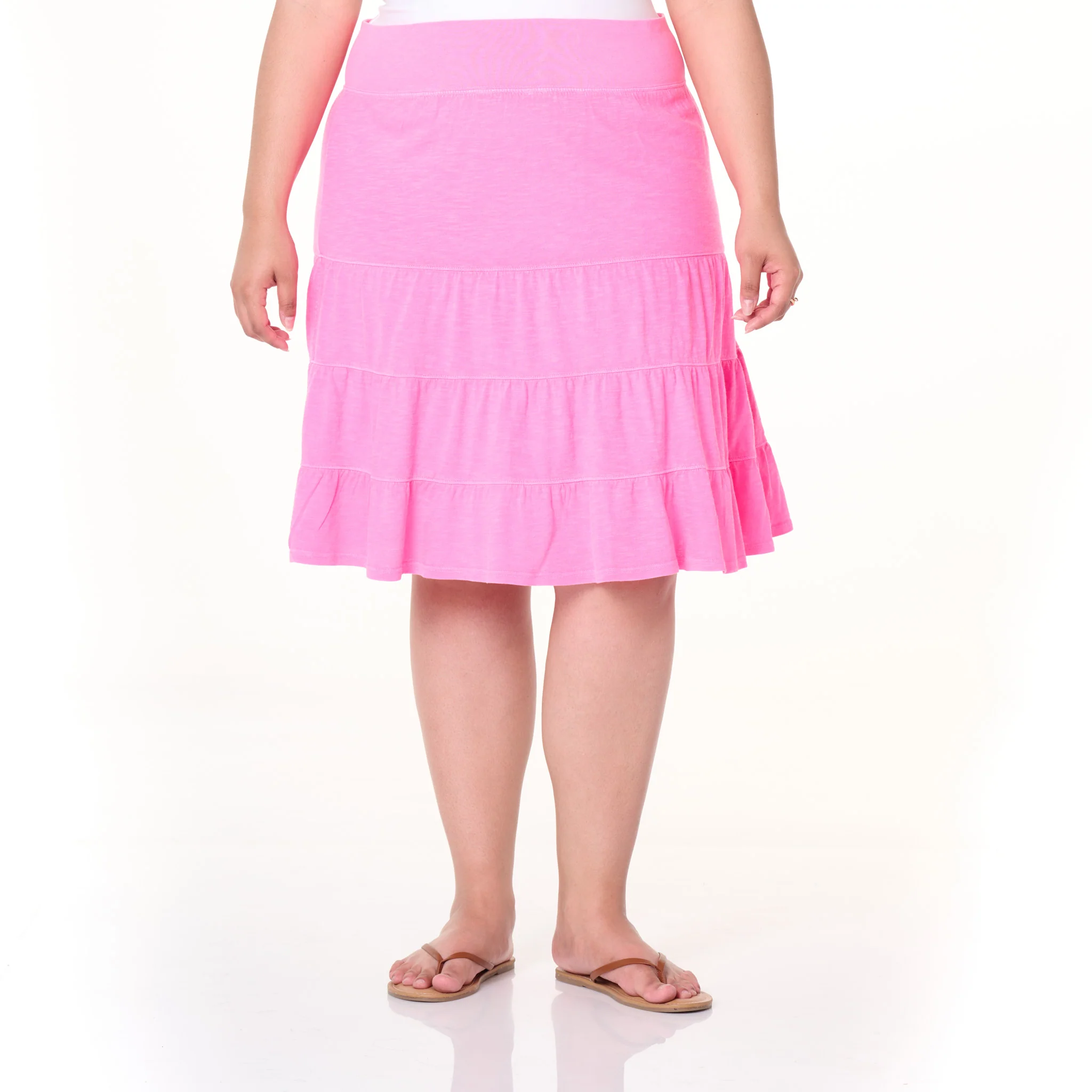 Jersey Tiered Skirt | Plus Size - Image 5