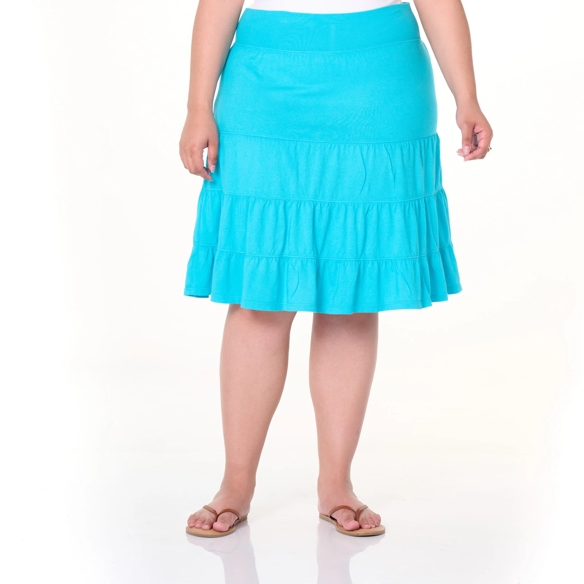 Jersey Tiered Skirt | Plus Size - Image 6