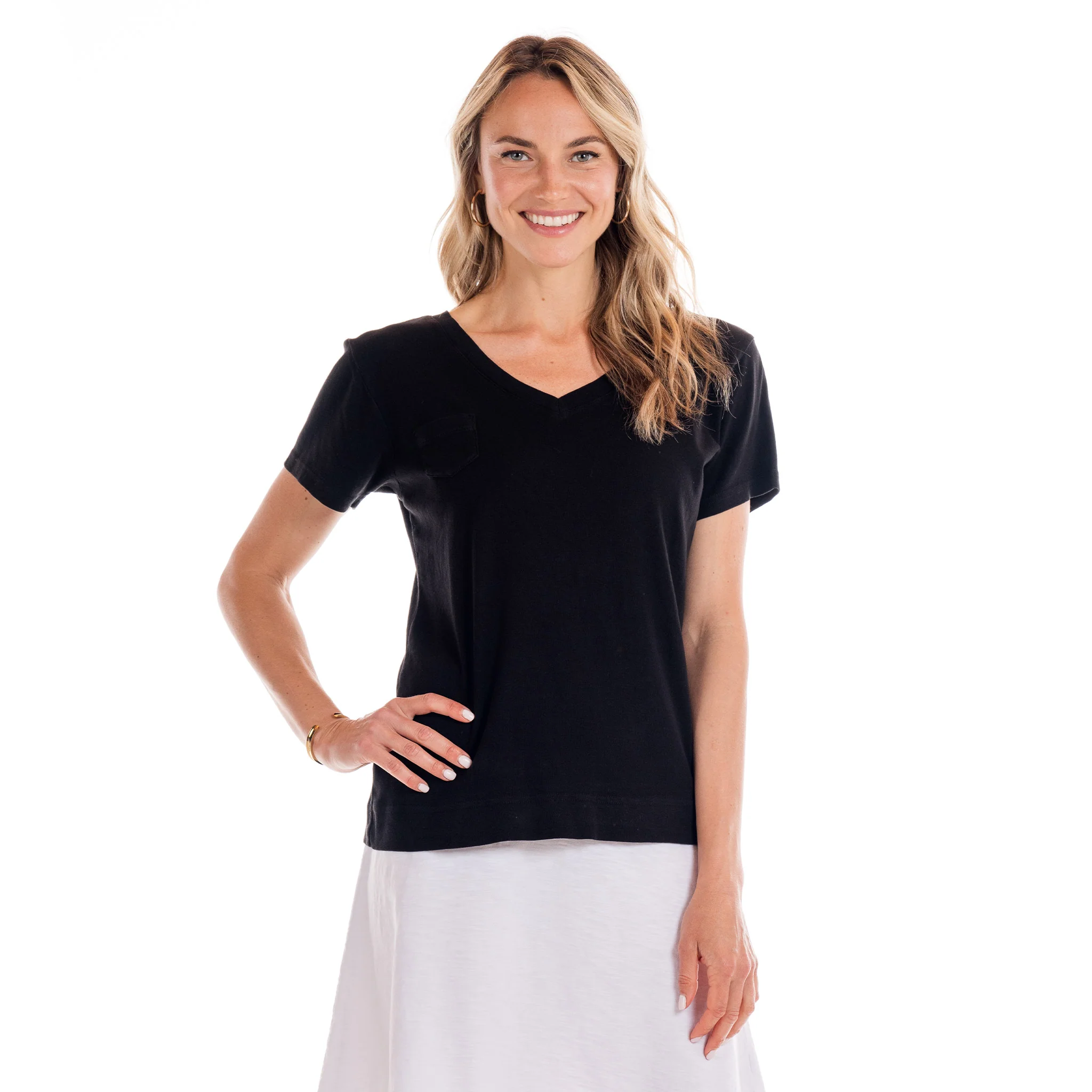 Ribbed Logo Fem T - Image 3