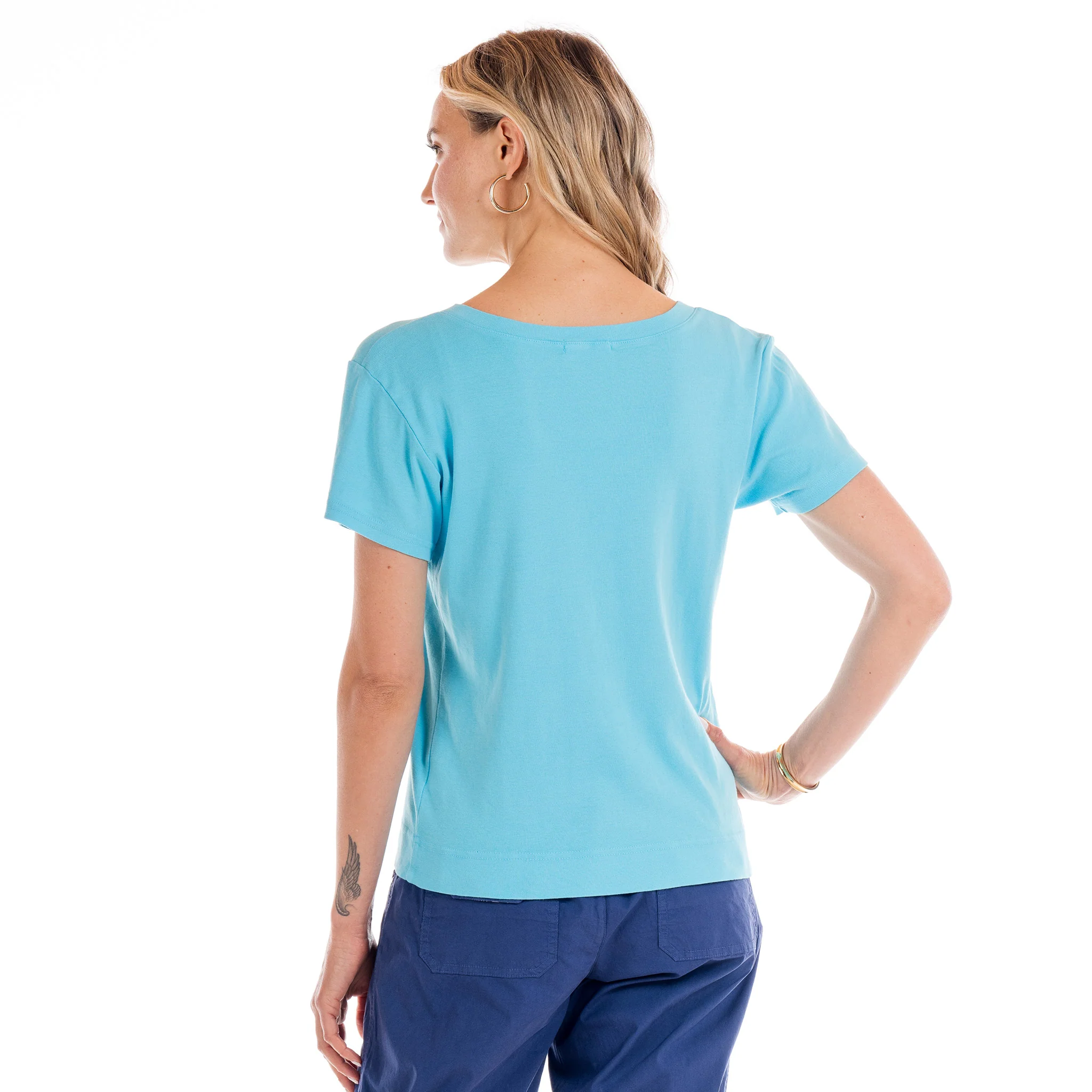 Ribbed Logo Fem T - Image 4