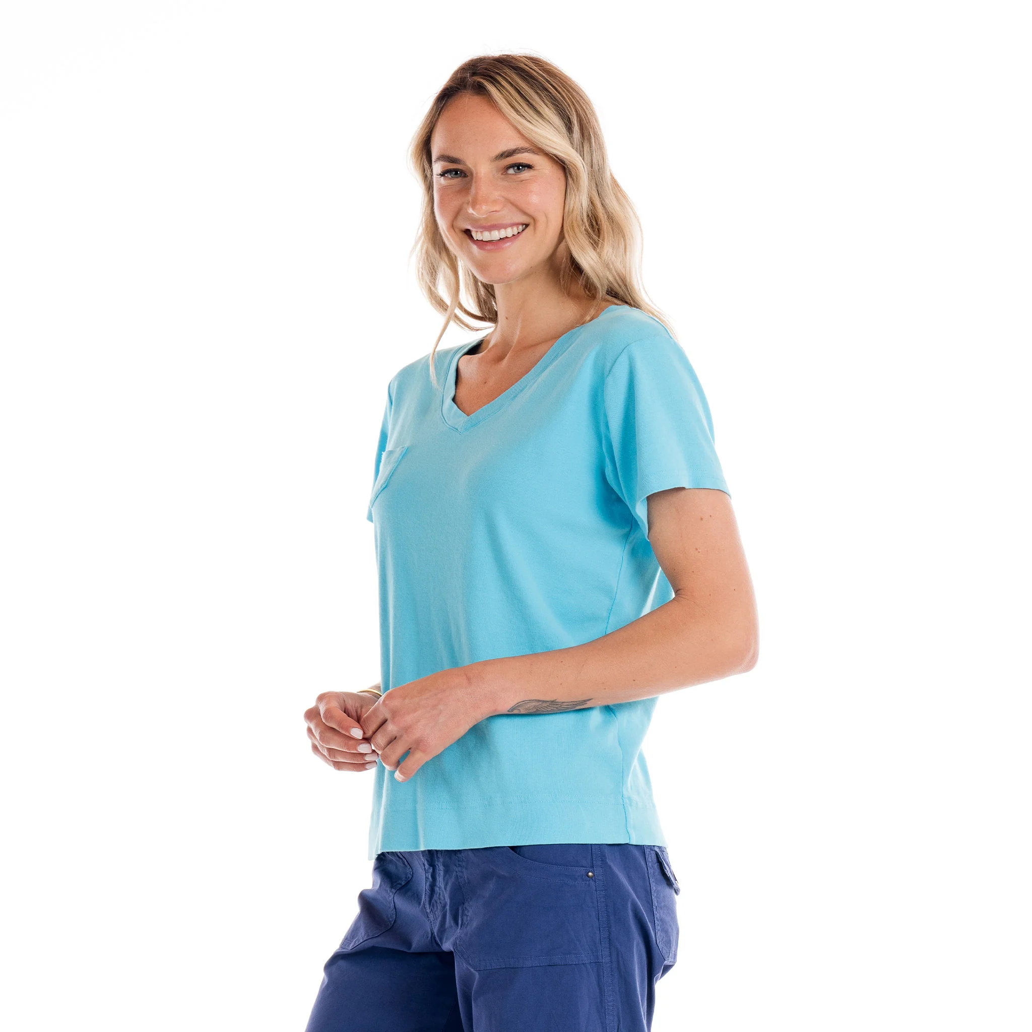 Ribbed Logo Fem T - Image 5