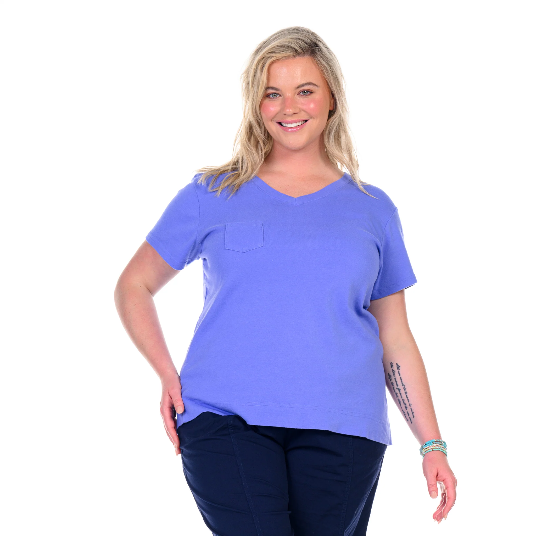 Ribbed Logo Fem T | Plus size - Image 5