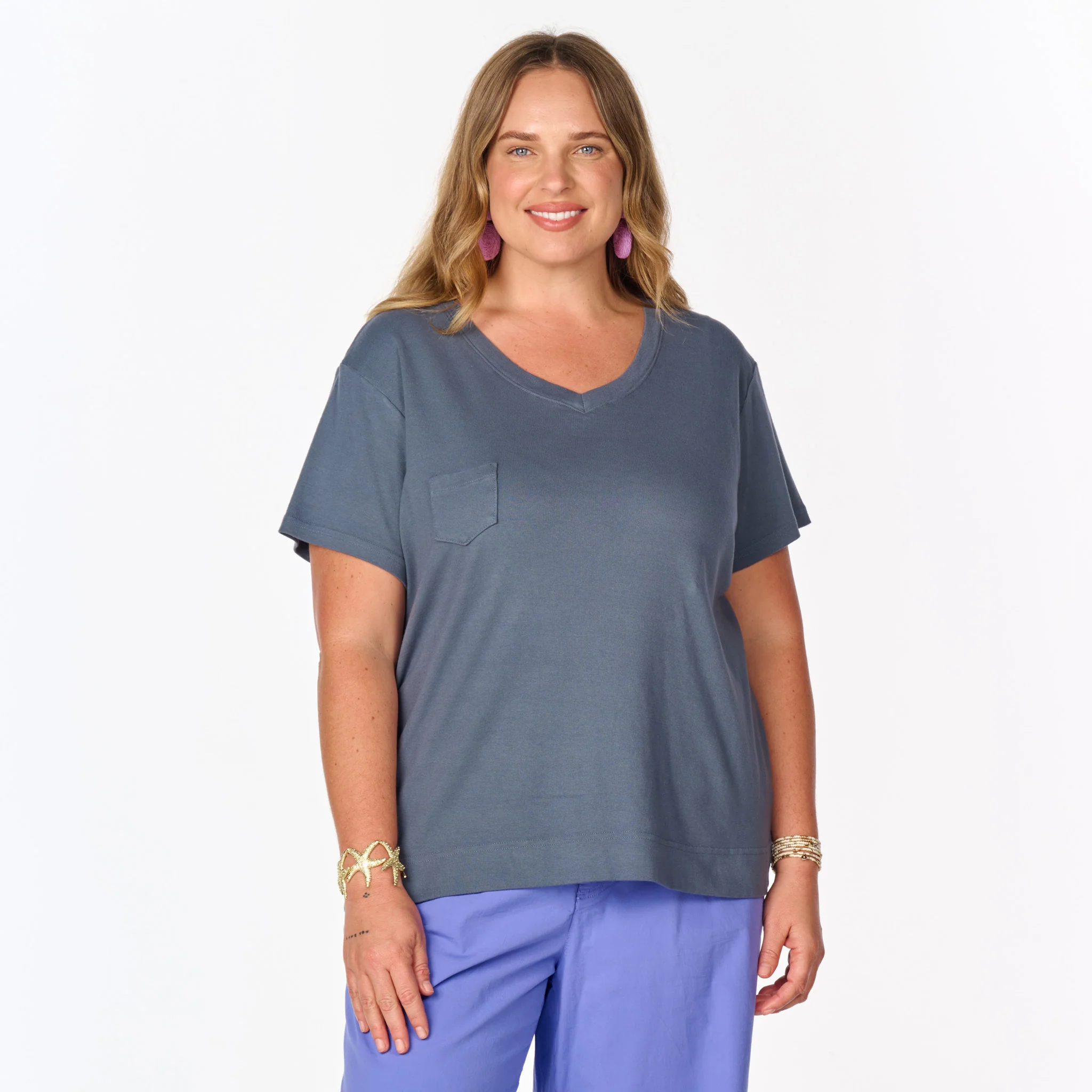 Ribbed Logo Fem T | Plus size - Image 7