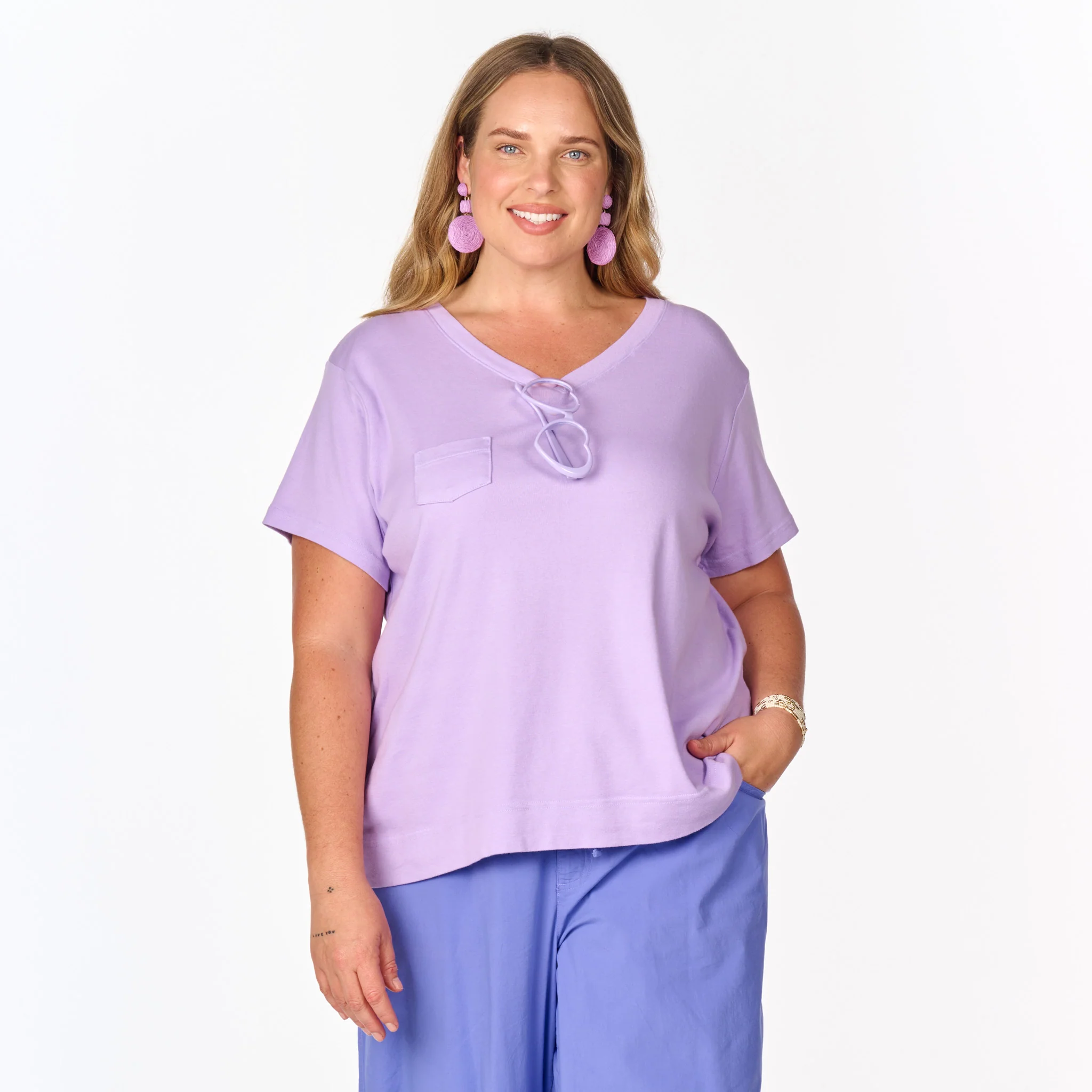 Ribbed Logo Fem T | Plus size - Image 8