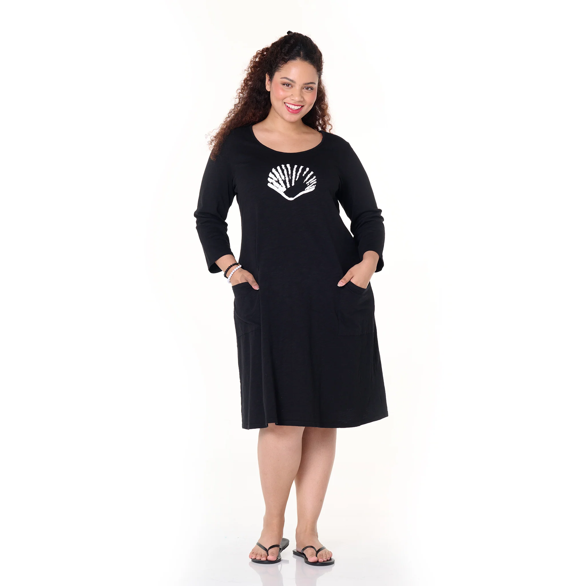 Sea Shell Dalia Dress | Plus Size - Image 3