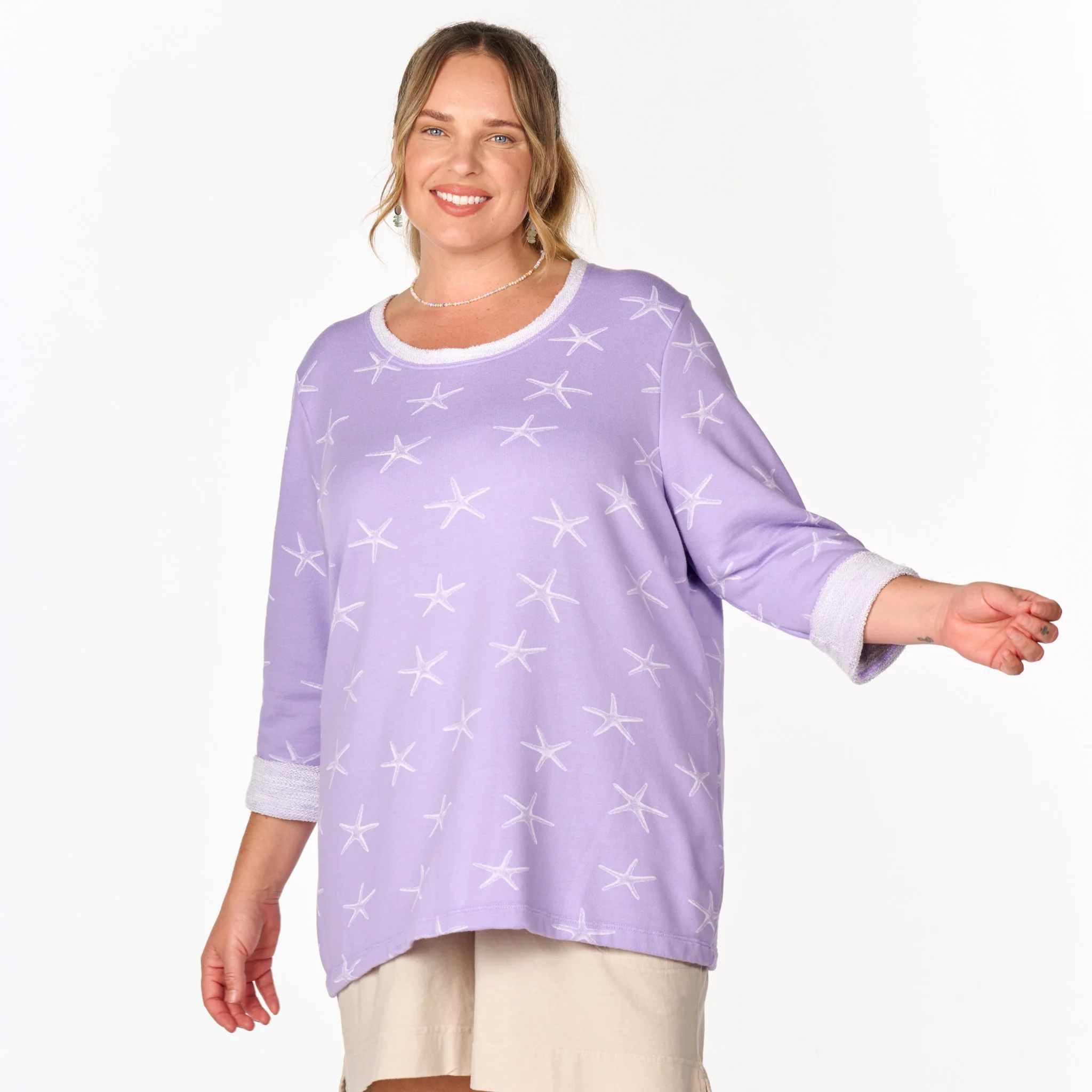 Sea Star Sunset Sweatshirt | Plus Size - Image 9